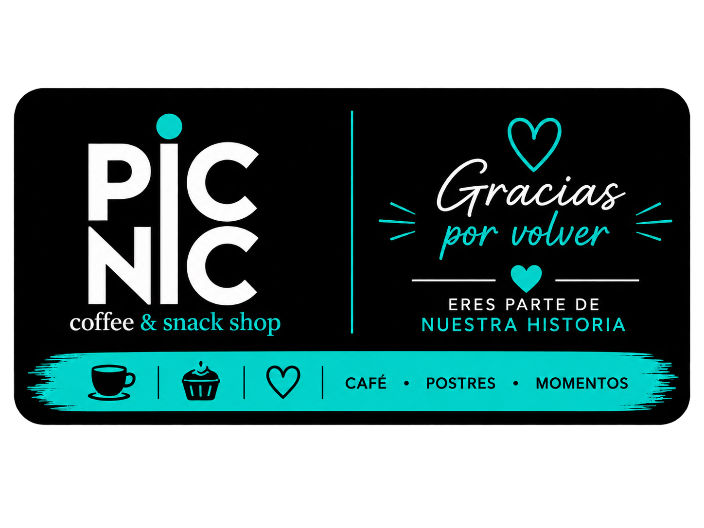 Tarjeta de Cliente Frecuente PIC NIC frente